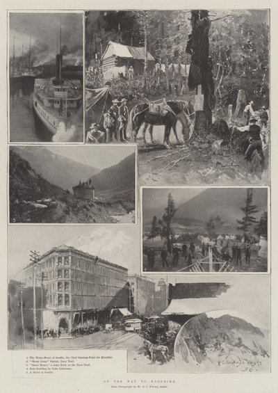 Op Weg naar Klondike door Henry Charles Seppings Wright